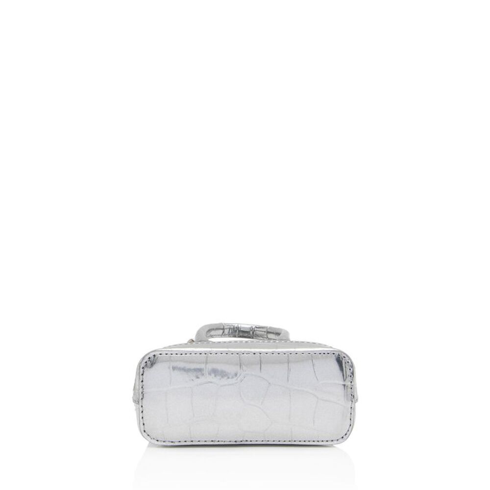 Balenciaga Metallic Croc Embossed Ville Mini Top Handle - Picture 4 of 15